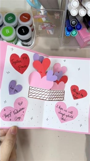 Make simple love card in 5 minutes.💌 #art #viral #shorts #thykiucalligraphy