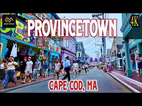 Provincetown Cape Cod, MA Walking Tour 4K
