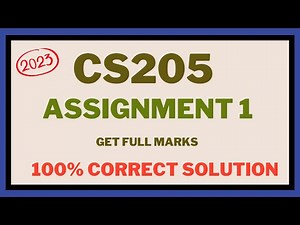 CS205 Assignment 1 solution || Fall 2023