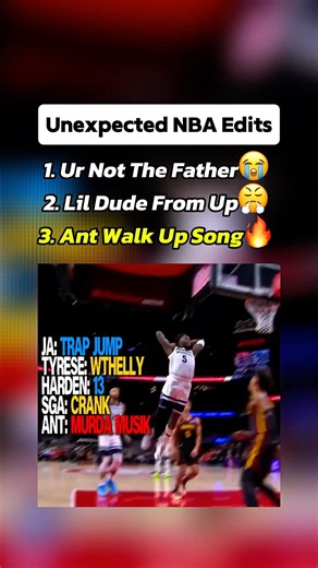 Ranking Unexpected NBA Edits🏀😂