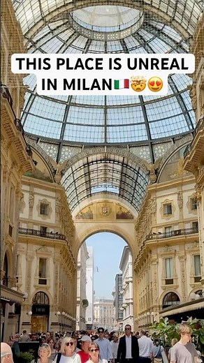 POV: Walking Through Italy’s Oldest Luxury Mall 😍🇮🇹" | Milan 4K