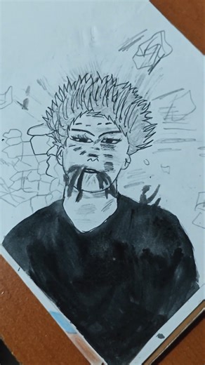 gojo death drawing #shorts #anime #viral