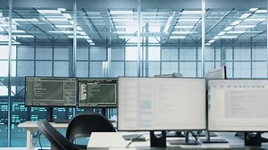 Code Running On Computer Screens Empty Stock Footage Video (100% Royalty-free) 3638816583 | Shutterstock