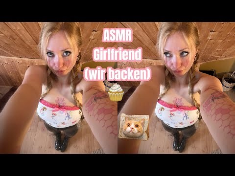 ASMR Girlfriend Roleplay: We bake and whisper 🧁 (German)