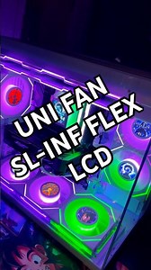THE NEW Lian li uni fans SL-INF FLEX LCD 120 | THE BEST PC FANS WITH BUILD-IN LCD SCREENS