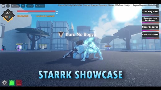 Starrk Showcase: Unleashing Espada Power in Roblox