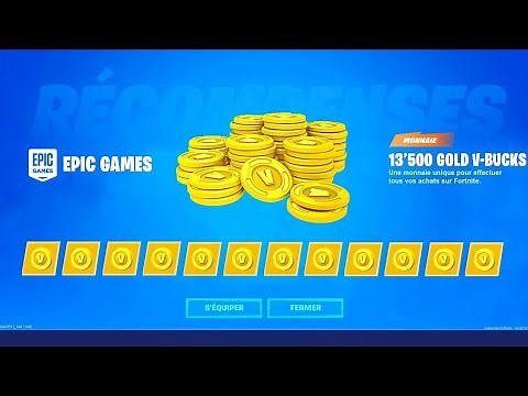 COMMENT AVOIR 13,500 V-BUCKS GRATUITEMENT sur FORTNITE SAISON 4 ?!