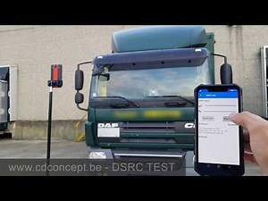 Smart Tachograph (Annex 1C) - DSRC test demonstration using an Android Smartphone
