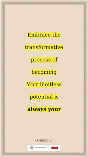 Embrace the transformative process ... | Growth #Shorts
