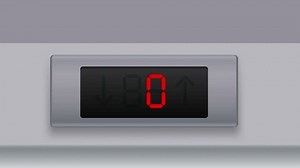 Elevator buttons and display animation