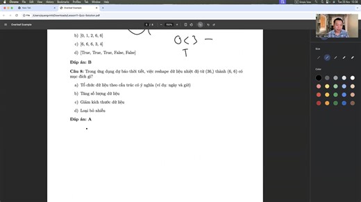 Giải 10 câu hỏi quiz về Numpy | AI VIET NAM