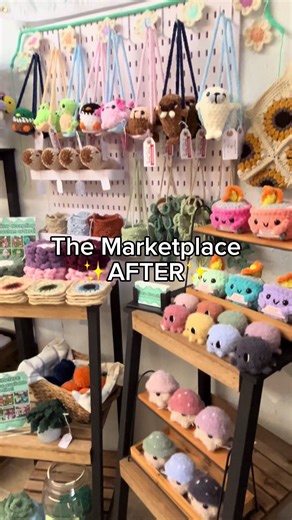 Crochet Market Makeover 😍 #crochet | Crochet