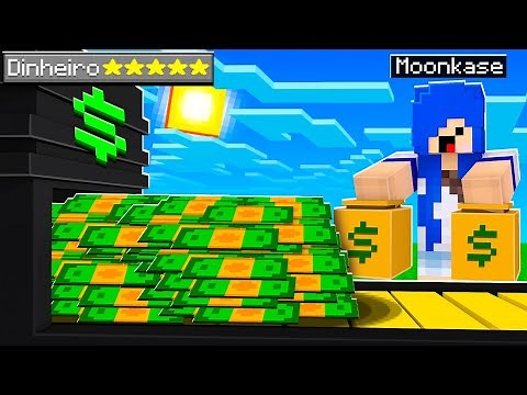Fábrica infinita de Dinheiro me deixou Rica no Minecraft!
