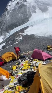 107K views · 226 reactions | Mingma Tenzi Sherpa, an Everest guide, wanted to show the world just how much garbage people leave on Mount Everest. He estimates he's removed approx 440 lbs of garbage at one camp station alone. Climbers are required to bring down their garbage from the mountain, but it's apparently hard to enforce. | NowThis Impact | Facebook