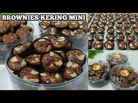MINI DRY BROWNIES RECIPE | NEWEST EID CAKES | 20,000 IDR CAPITAL GET 3 500 GR JARS