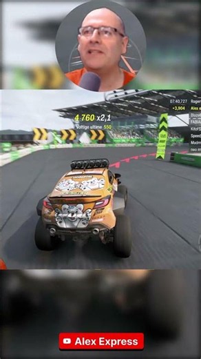 Roger rolls his car mid-race and I win the Titan!