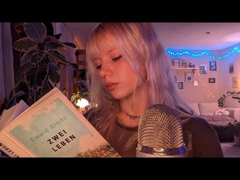 reading in german to make you sleep 🌖🕯️(whispers, book sounds) ASMR