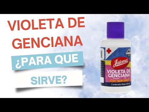 Gentian violet: What is it and what is it used for?