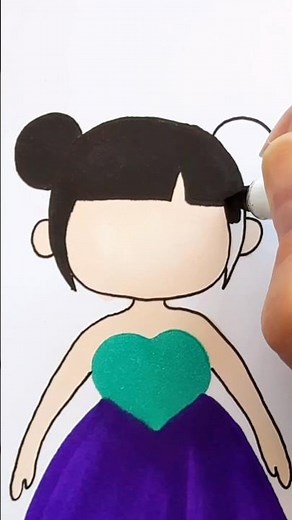How To Draw A Cool Cartoon Girl | Step by step drawing for kids