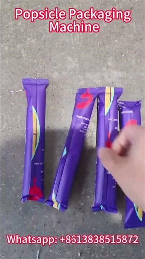 Popsicle Packaging Machine | Automatic Ice Pop Packing Process with High Efficiency