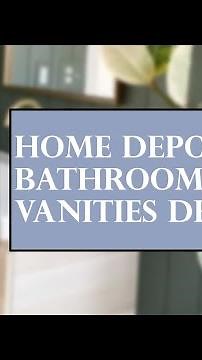 Home Depot Bathroom Vanities Design - Tops Vanity Double
