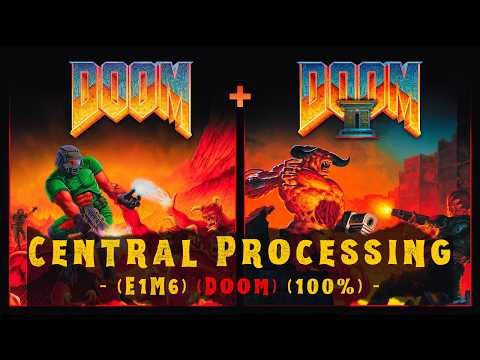 Doom + Doom II (100%) Walkthrough (Doom: E1M6: Central Processing)