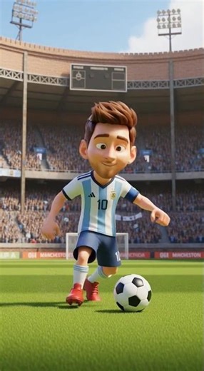 Lionel Messi’s Fiery Penalty Shocked Everyone! 🔥 | Football Animation ⚽