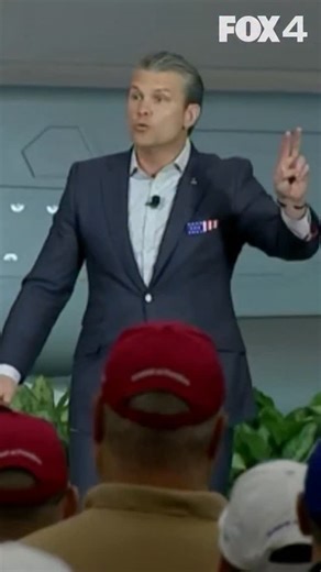 Secretary of Defense Pete Hegseth visited Lockheed Martin's F-35 production plant in Fort Worth Monday afternoon. The visit was part of Hegseth's ‘Arsenal of Freedom’ industry tour to advance President Trump's "Peace Through Strength" agenda. He addressed Lockheed Martin employees and the local press on the administration's defense plans. | FOX 4 News