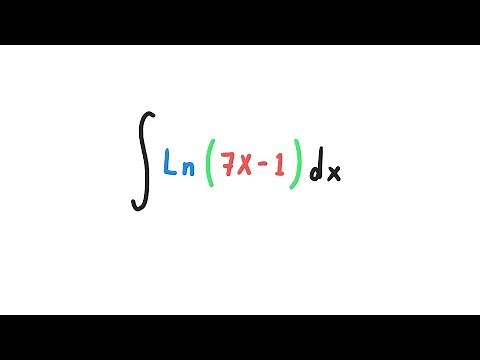 INTEGRAL de un LOGARITMO NATURAL de U