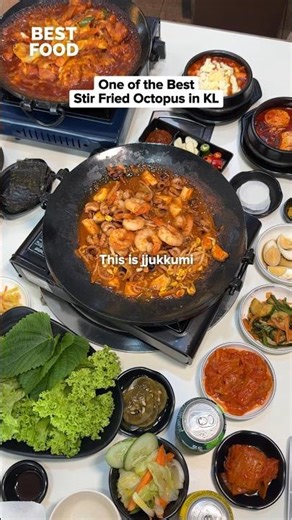 One of the best Korean Octopus BBQ dishes in KL ✨🐙 📍Arirang K Food🕰️ Tues-Sun 11AM-1030PM