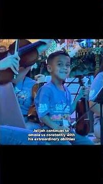 5 Year Old Musical Prodigy Stuns with Orchestra Performance! 🎻 Jelijah Diaz #orchestra #violin #kid