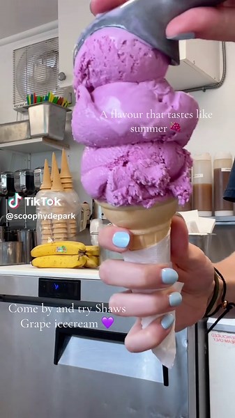 Discover Shaw's Grape Ice Cream This Summer