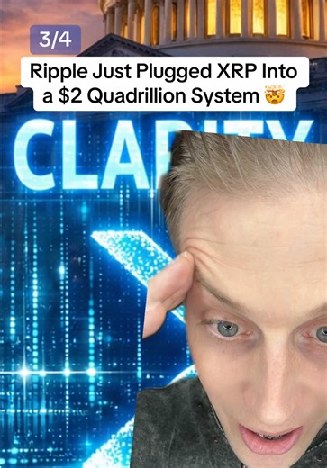 A move most people missed. Ripple’s institutional brokerage Hidden Road is now listed on the DTCC clearing system — the same infrastructure that processes over $2 quadrillion in annual transactions across global financial markets. At the same time, lawmakers are pushing the CLARITY Act, which could finally define crypto regulation in the U.S. Infrastructure regulations = institutional adoption. And even if a fraction of those settlement flows ever touch the XRP Ledger, the scale could be massive