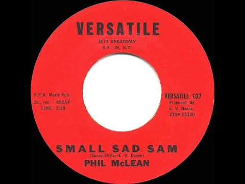 1962 HITS ARCHIVE: Small Sad Sam - Phil McLean