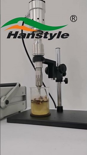 Demonstration of ultrasonic extraction on mushroom