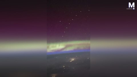 NASA astronaut captures stunning view of Starlink satellites from space