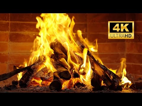 Ultimate 4K Fireplace Screensaver with Soft Crackling Fire for Relaxing Sleep Aid