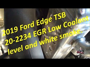 Exhaust Gas Recirculation EGR Leaking TSB 20 2234 Follow up video