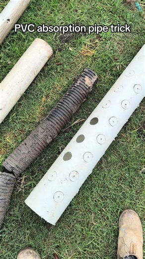Efficient PVC Absorption Pipe Drilling Trick