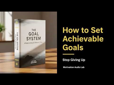 Set Goals You’ll Actually Achieve ( Step-by-Step Guide ) 🏆