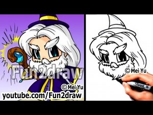 Fantasy Wizard! How to draw a Wizard - Cool & Easy - Fun Things to Draw - Fun2draw (Learn from Home)