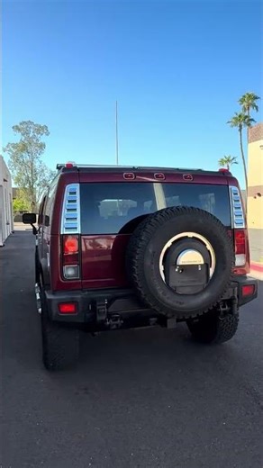 2005 Hummer H2 6.0L V8 in Red Metallic WA526F Exterior Walkaround