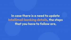 How to Update Banking Details on Intellimali?