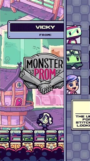 MONSTER PROM IS IN OUR GAME! #indiegames #steam #monsterprom #fyp