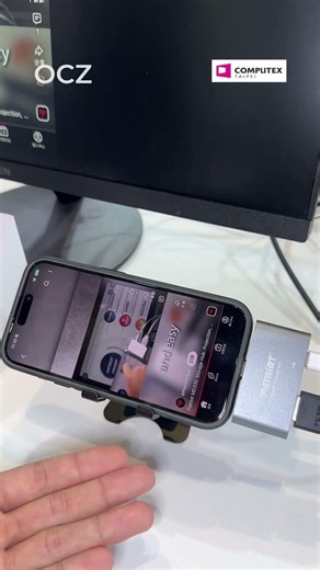 Patriot’s Secret Mobile Item: iPhone Screen Mirroring / Storage Upgrade at Computex 2026