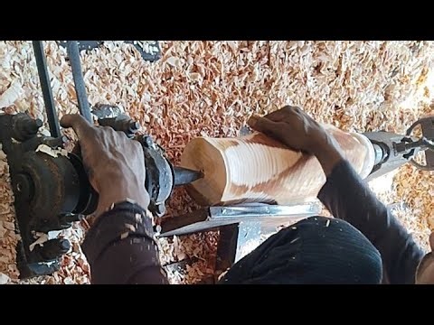 Wood Turning Live 🔴 | Step-by-Step Woodworking Tutorial | CNC Design Machine