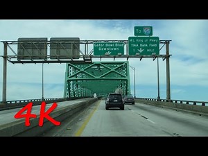 ⁴ᴷ Hart Bridge westbound (Emerson Street to MLK Parkway) [4K VIDEO]