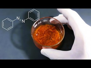 Making azobenzene, a photoswitchable chemical compound #Azobenzene