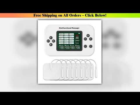 15 Modes Digital Electric Pulse Massager Tens 4 in1 EMS Muscle Stimulator Therapy Machine Body