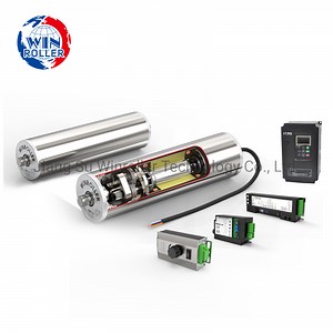 [Hot Item] 4 Pole AC Gear Reduction Drum Motor for Baggage Scanner Use 113mm 138mm Diameter